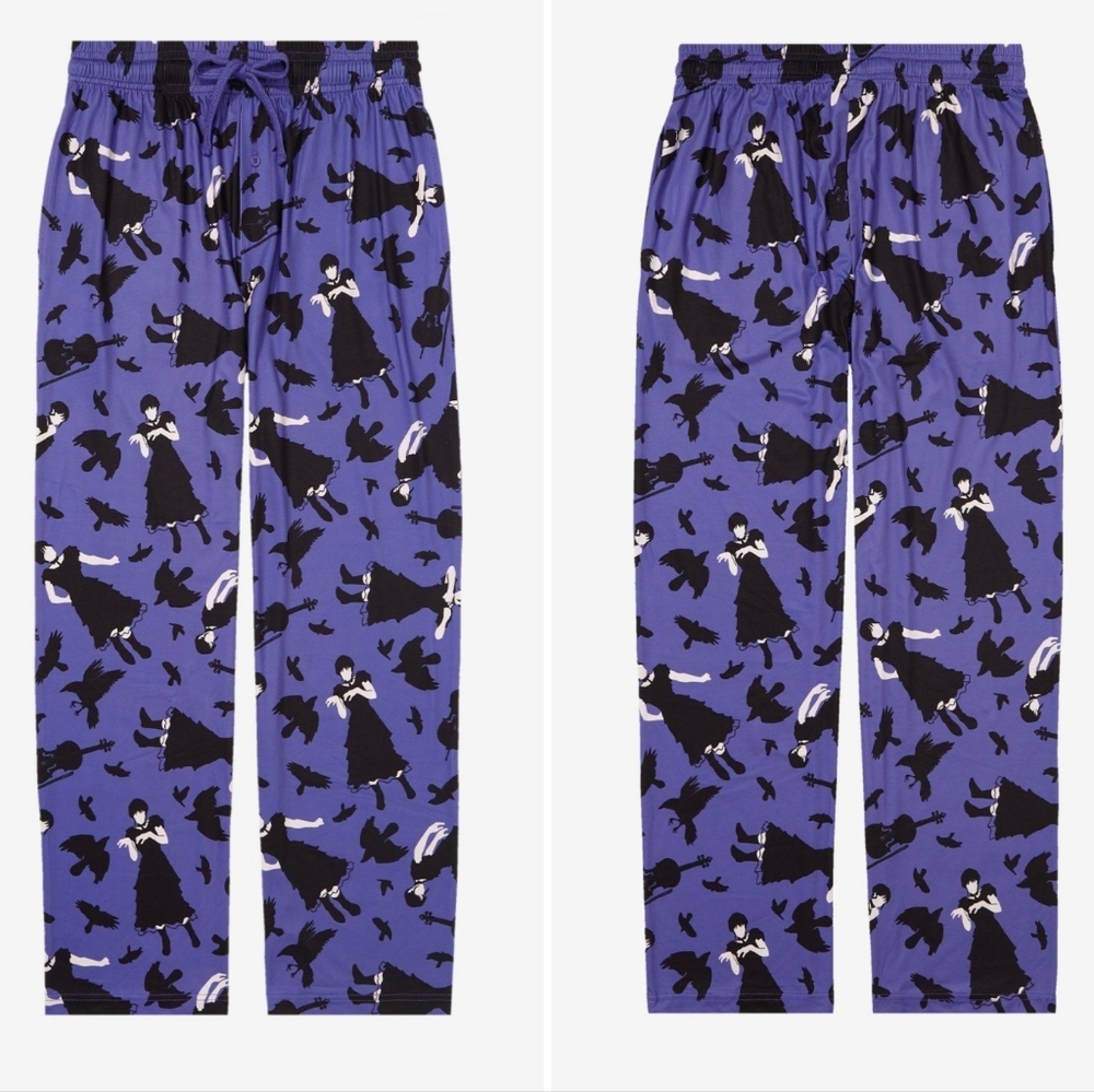 NWOT BoxLunch Exclusive Wednesday Dance Allover Print Sleep Pants